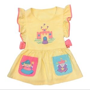 Vintage corduroy pinafore. Size 3t.